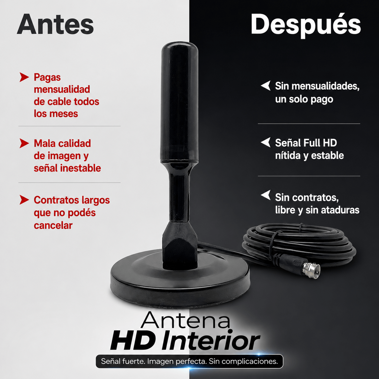 Antena Inalámbrica Para smart TV HD