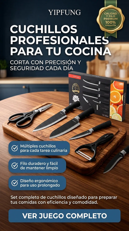 Set de cuchillos de cocina